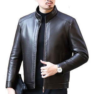 Nouvelle arrivée de veste en cuir au design tendance pour hommes Vestes de moto Veste en cuir de vachette de qualité supérieure - Product Image 3