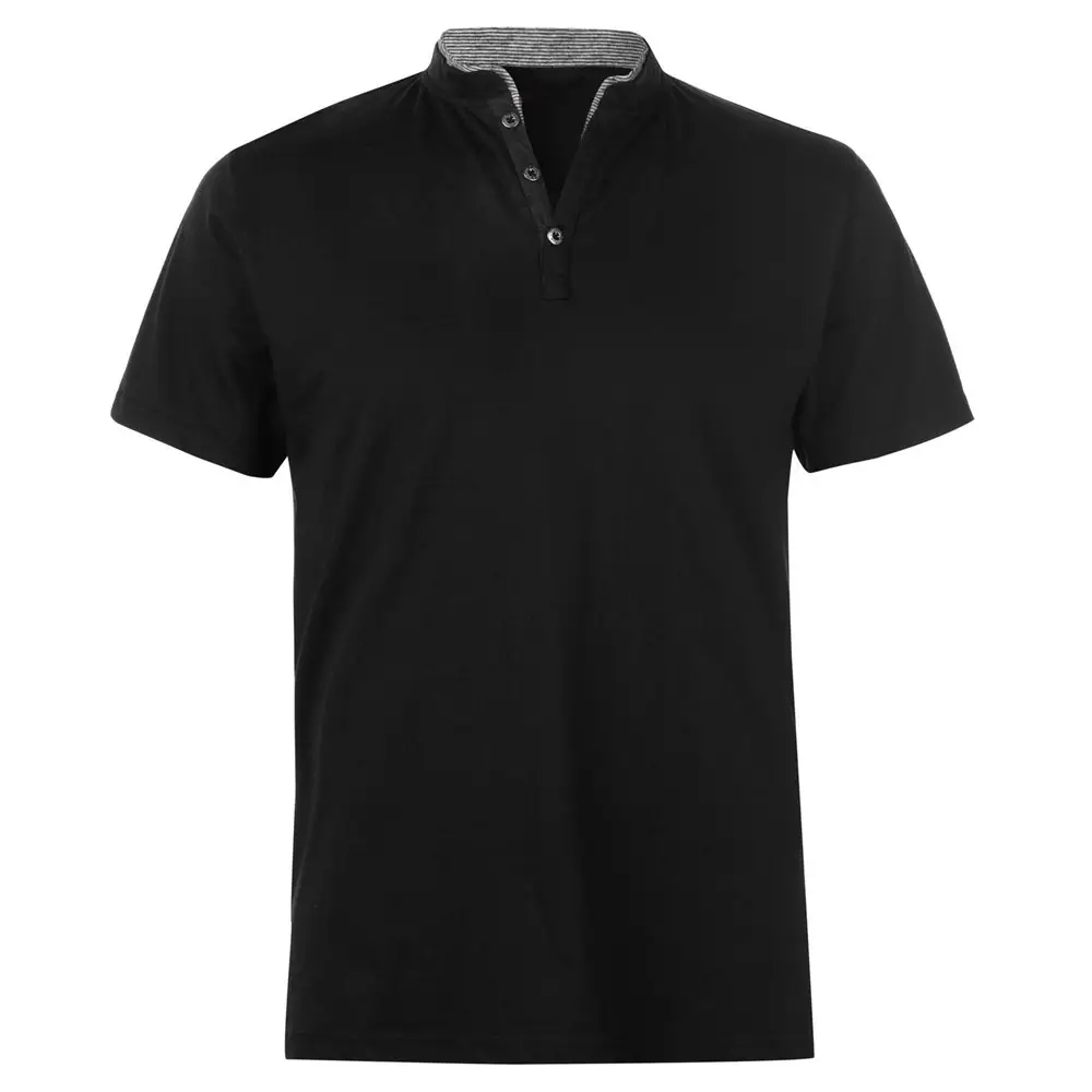 Schwarze Männer T-Shirts Hochwertige Großhandel Custom ized T-Shirt Hot Sales und Solid Color Casual