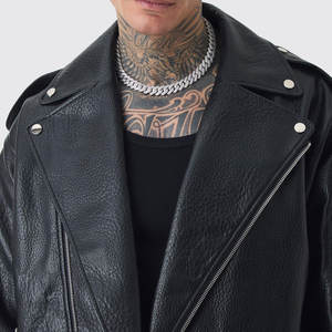 Chaqueta de cuero PU de invierno de alta calidad para hombre, aspecto atractivo, ropa elegante, precio con descuento, chaqueta de cuero para hombre - Product Image 5