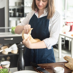 Adjustable Full Linen Bib <b>Apron</b> for Women Handmade Gift with Pockets for Cooking Enthusiast Available in Various Colors - Product Image 4