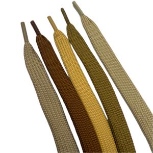 Lacets plats de 10mm pour baskets Différentes couleurs et plusieurs longueurs Cordon de serrage polyvalent pour sacs et vêtements Diamètre 9mm - Product Image 2