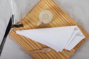 100% ensemble de serviettes en satin de coton à séchage rapide serviette en lin solide blanc tissé pour la maison hôtels restaurants utilisation durable de la cuisine - Product Image 6