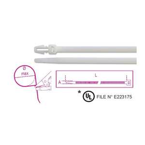 BETA Natural <b>Colour</b> Nylon <b>Cable</b> <b>Ties</b> Insertion Type Multi-Pack - Product Image 1