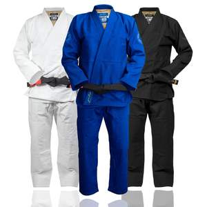 Kimono de Jiu-Jitsu brésilien pour enfants, blanc, 280 g/m², tissage perlé, coton pré-rétréci, débutant, logo personnalisé, uniforme d'arts martiaux - Product Image 1