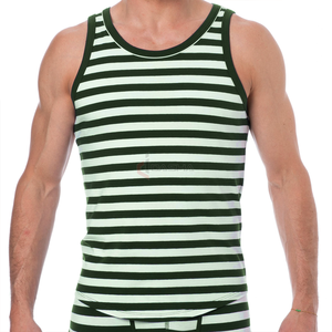 Hombres Tank Tops True US EU Tamaño Cómodo Gimnasio Fitness Culturismo Entrenamiento Rayas Sin mangas Singlet Camisas Fabricante - Product Image 1