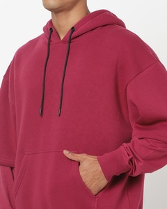 Men's 100% Cotton Fleece Long Sleeved Pullover <b>String</b> Hoodie Custom Printed Solid Oversized Loose <b>Hoodies</b> Winter - Product Image 5