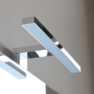 105cm 3-<b>Door</b> White Ravenna Lamp Bathroom Cabinet with 100x110 <b>Mirror</b> for Export Sink - Product Image 6