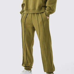 Chándales Deportivos Unisex de Felpa al por Mayor, Logotipo Personalizado, Alta Calidad, Lisos, Gruesos, Holgados, de Mezcla de Algodón y Felpa Francesa - Product Image 3