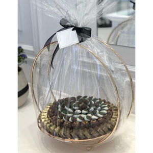 Bol fait à la main en métal argenté bol de service de table exclusif pour bonbons parfait pour les desserts mariages bol de service au chocolat - Product Image 4