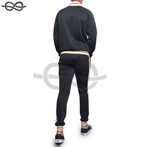 Tops de algodón orgánico Unisex de alta calidad, pantalones OEM con logotipo personalizado de gran tamaño para sudaderas con estampado de hojaldre para invierno de peso pesado - Product Image 3