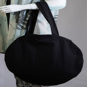 Sacs fourre-tout promotionnels personnalisés avec logo imprimé, en coton 100 % écologique, avec fermeture éclair et poignée à l'épaule, longueur main - Product Image 4