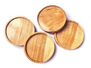 Posavasos de té de madera de nogal modernos La mejor calidad MN Exports Mats & Pads - Product Image 2