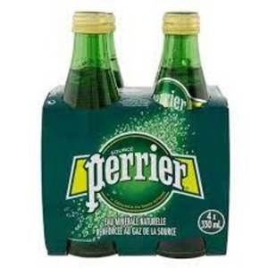 Perrier - Agua Mineral Natural Gasificada Sin Calorías en Botella de Vidrio de 750 ml, Agua Potable Carbonatada en Venta - Product Image 4