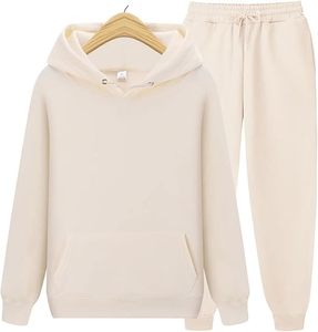Conjunto de Sudadera con Capucha y Pantalones Deportivos Estampados Ecológicos Unisex, Tallas Grandes, Conjuntos Deportivos Personalizados al por Mayor, 2 Piezas, Chándal de Invierno para Hombre - Product Image 3