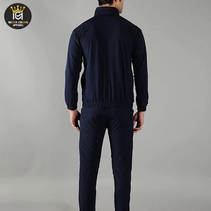 Vente en gros de survêtement de jogging à col montant de haute qualité pour hommes avec logo personnalisé Survêtement d'échauffement pour entraînement de gymnastique pour hommes - Product Image 5