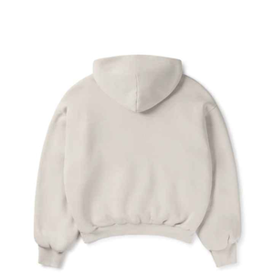 Sudadera con capucha de peso pesado en blanco de 500 GSM de calle alta personalizada para hombres, Sudadera con capucha unisex de ajuste holgado de alta calidad para hombres 2025 - Product Image 2