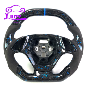 Racing phong cách xe ô tô chỉ đạo Wheel đối với Chevrolet 2013 2019 <span class=keywords><strong>Corvette</strong></span> <span class=keywords><strong>C7</strong></span> Z06 ZR1 <span class=keywords><strong>Z51</strong></span> giả mạo sợi carbon tùy biến - Product Image 1