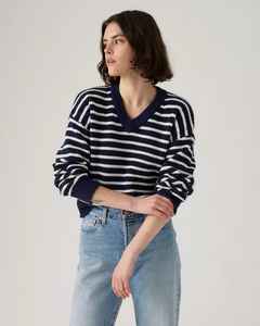 Fabricante personalizado al por mayor personalizado Vintage mezcla de algodón V cuello sudaderas hombres mujeres cuello en V sudaderas cómodas - Product Image 6