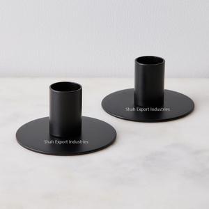 Portavelas cónico de Metal caro, vela de mesa con acabado dorado para decoración de iluminación navideña y del hogar - Product Image 6