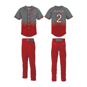 Ensemble d'uniformes de baseball et de softball de qualité supérieure pour équipe, vente en gros, design uni à boutons, uniforme d'équipe personnalisé, prix abordable, vêtements de sport - Product Image 5