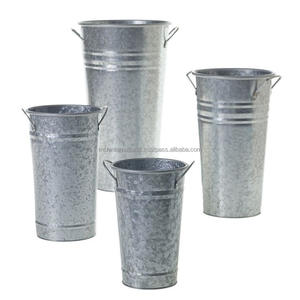 Florero de acero inoxidable dorado para exteriores, jarrón de metal personalizado para decoración del hogar - Product Image 4