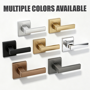 Tianyi Square Rosette Furniture <b>Lock</b> Straight Bar Lever Handle Wardrobe <b>Cabinet</b> Cupboard Premium Alloy Hardware Lockset - Product Image 2
