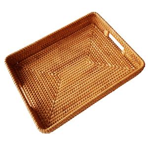 Natural Rattan Tray With Handles - Traditional Rattan Tray From Vietnam - Product Image 4