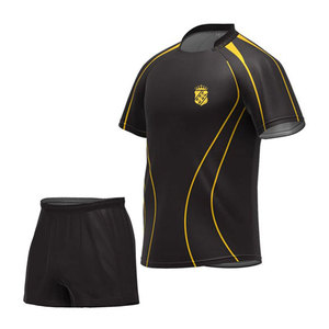Nueva Llegada Conjuntos de Uniformes de Rugby 100% Poliéster Personalizables de Secado Rápido y Diseño Transpirable Hechos en Pakistán al por Mayor - Product Image 1