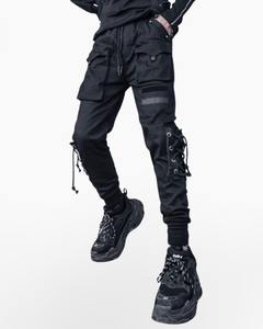 Rubans multi-poches Tactical Techwear Cargo Pants Mens Harajuku Punk Hip Hop Joggers Pantalons Casual Streetwear - Product Image 2