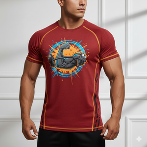 Camiseta de Cuello Redondo para Hombre, Algodón Suave y Duradero, Transpirable, Ajuste Cómodo, Ropa Casual, Calidad Premium, Color Sólido de Moda - Product Image 3