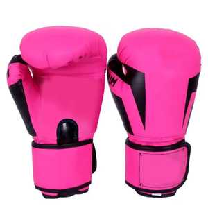 Guantes de Boxeo Ligeros de Dedo Completo con Cierre y Agarre - Material de Cuero para Uso Masculino en Boxeo y Artes Marciales - Product Image 5