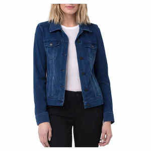 Nouvelles vestes en jean longues et oversize en coton bleu pour femmes, vestes en jean pour femmes, vente en gros de vestes en jean, vestes décontractées pour femmes - Product Image 1