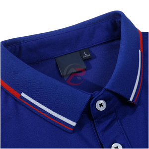 เสื้อโปโลผ้าฝ้ายระบายอากาศขนาดพลัสไซส์สำหรับผู้ชายเสื้อยืดโปโลสำหรับผู้ชายพิมพ์โลโก้ตามสั่งมีสไตล์ - Product Image 2