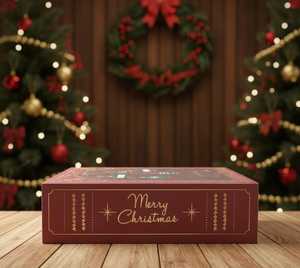 <b>Christmas</b> Book Slider Hamper <b>Boxes</b> | Luxury Sliding Drawer <b>Gift</b> Packaging <b>Christmas</b> <b>gift</b> box - Product Image 5