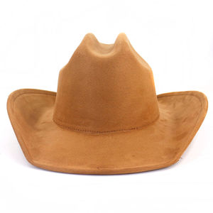 Sombrero Vaquero Occidental Unisex de Cuero con Ala Ancha, Protección Solar para Pesca, Deportes, Fiestas, Aventuras al Aire Libre, Viajes, Trabajo en Rancho, Casual - Product Image 3