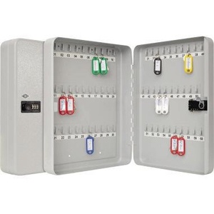 <b>File</b> Cabinet WEDO Key Cabinet 28.8 X 67 X 9.4 cm Powder-Coated Light Grey Steel with Number Strips - Product Image 1