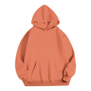 Primavera 2025, sudaderas con capucha y sudaderas de talla grande para mujer, Tops de bolsillo, ajuste holgado, suéter holgado de moda con hombros caídos, Sudadera con capucha para mujer - Product Image 1