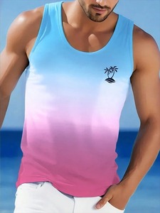 Débardeurs hommes 100% coton solide gilet mâle respirant hauts sans manches mince décontracté Gym course confortable maillot de corps hommes cadeau - Product Image 2