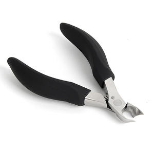 Coupe-ongles pour cuticules, coupe-ongles pour les orteils, coupe-ongles pour les ongles incarnés, soin des pieds, coupe-ongles, dissolvants de cuticules avec poignée en PVC pour la beauté - Product Image 1