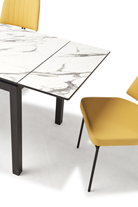Mesas de Comedor de Color Negro Premium con Base de Metal para el Comedor - Product Image 5