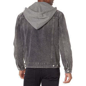 Chaqueta vaquera elegante para hombre, ropa informal, servicio OEM, venta al por mayor, chaqueta vaquera de algodón de alta calidad, hecha a medida, duradera y cómoda - Product Image 1