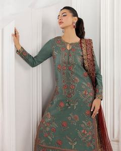 2025-2026 vestido de trabajo Formal moderno de calidad impresionante para mujer último algodón Salwar Kameez para fiesta 01011 - Product Image 6