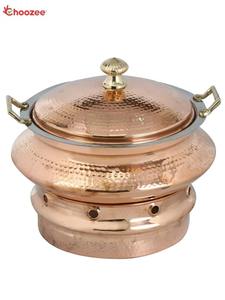 Haute qualité luxe métal chauffe-plat élégant Buffet plat de service Premium chauffe-plats pour la fête de mariage Banquet Restaurant - Product Image 6