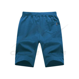 Venta al por mayor de pantalones cortos atléticos para hombres bolsillos deportes Jogging estilo callejero patrón a cuadros 100% algodón ecológico secado rápido - Product Image 5