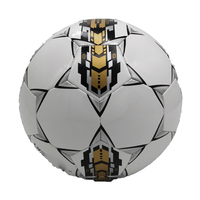 Balón de Fútbol de Cuero/PU Transpirable y Ecológico de la Mejor Calidad, con Diseños Personalizados y Logotipos de 32 Países, Cosido a Máquina, Duradero