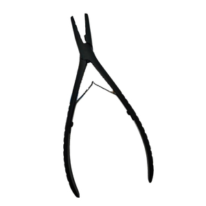 Pinzas para el Cabello de Acero Inoxidable de Grado Quirúrgico de Tres Orificios, Fuerte Sujeción, para Extensiones de Cabello, Uso Comercial, IMANS ENTERPRISES - Product Image 1