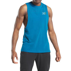 เสื้อกล้ามออกกำลังกายสำหรับผู้ชายใส่สบายพิมพ์ลายผลิตจากโรงงานแบบลำลองฉลากตามสั่ง - Product Image 1