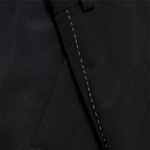 Pantalones anchos para hombre, pantalones de traje teñidos lisos para hombres y mujeres, pantalones formales duraderos y elegantes antiarrugas - Product Image 3