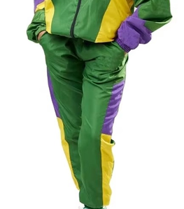 Chándal cortavientos de poliéster para correr de Invierno para mujer con estampado personalizado de dos piezas transpirable de secado rápido al por mayor - Product Image 4