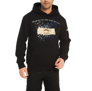 Sudaderas con Capucha de Invierno para Hombre, 100% Algodón, Tejido de Rizo, Corte Holgado, Cierre de Cremallera, Transpirable, Ecológico, Impresión Digital, Grueso, Pesado, Liso - Product Image 3